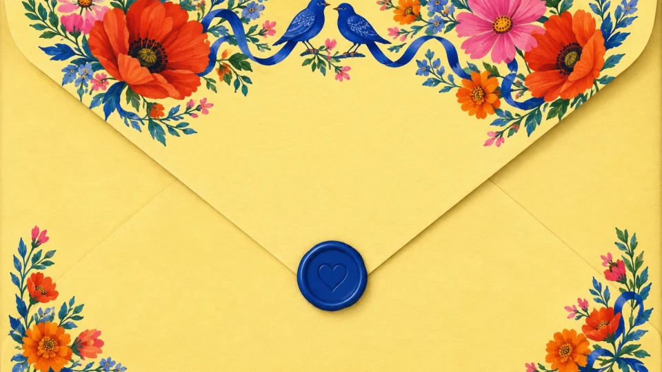 Fiesta Bloom digital invitation design preview