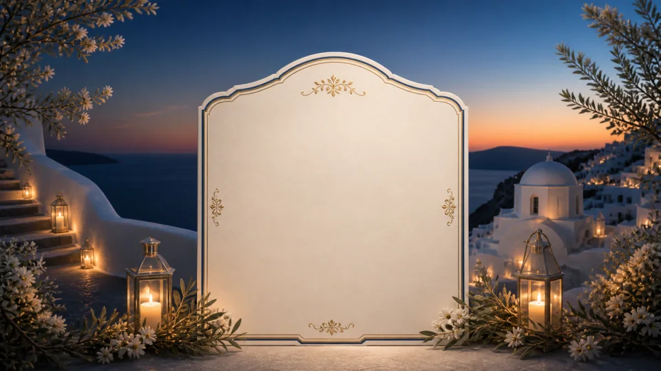 Santorini Blue Wedding